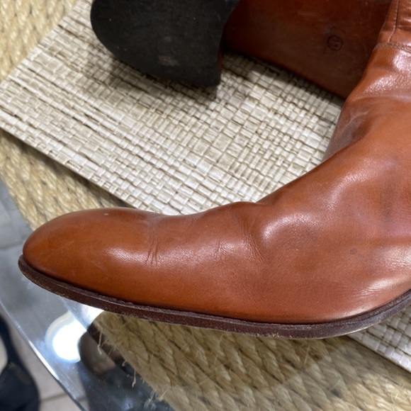 MENS LEATHER BOOTS WITH ZIPPER VERY soft leather. - Picture 8 of 16